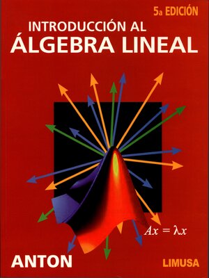 cover image of Introducción al álgebra lineal
